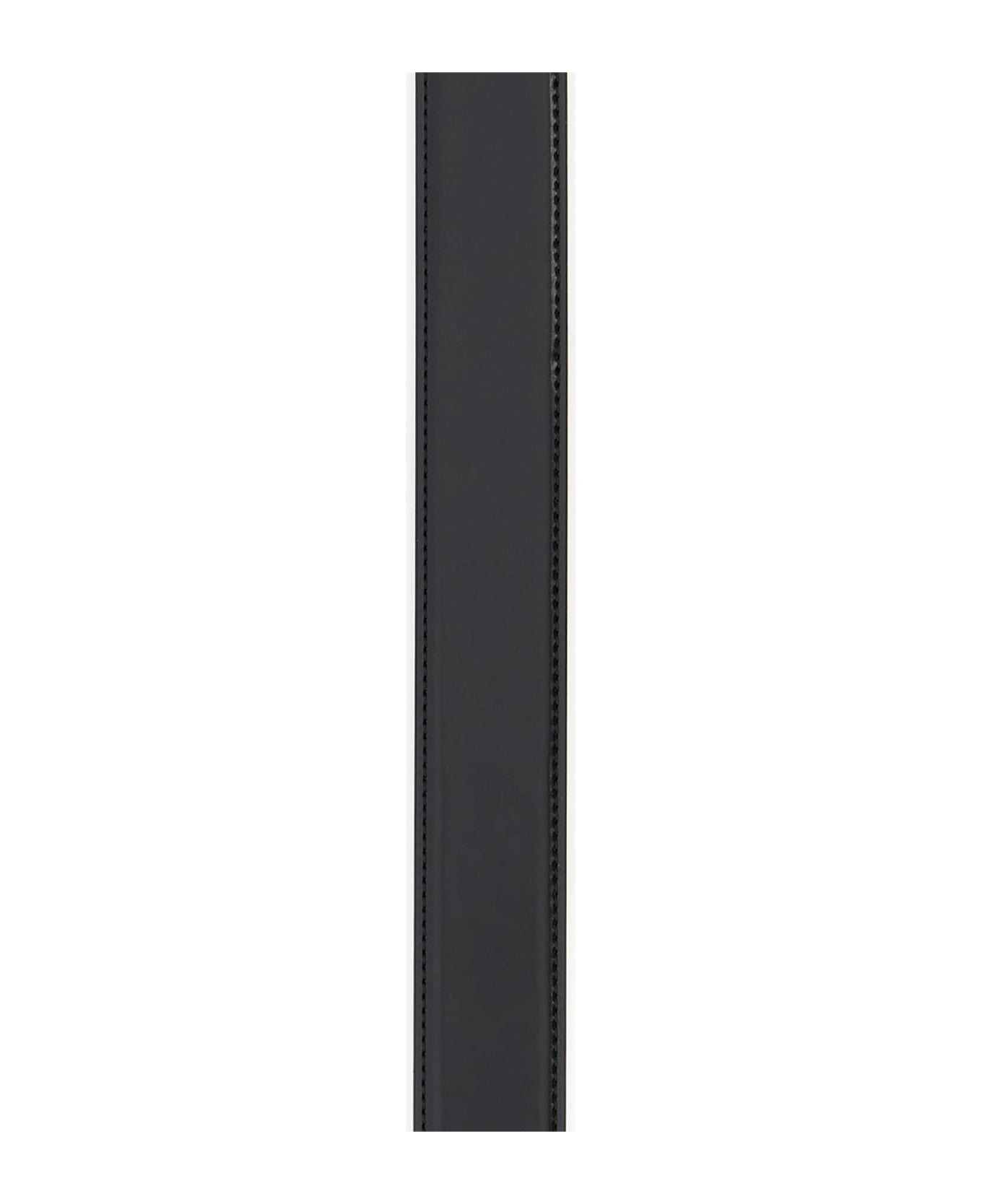 Black Leather Belt - 3