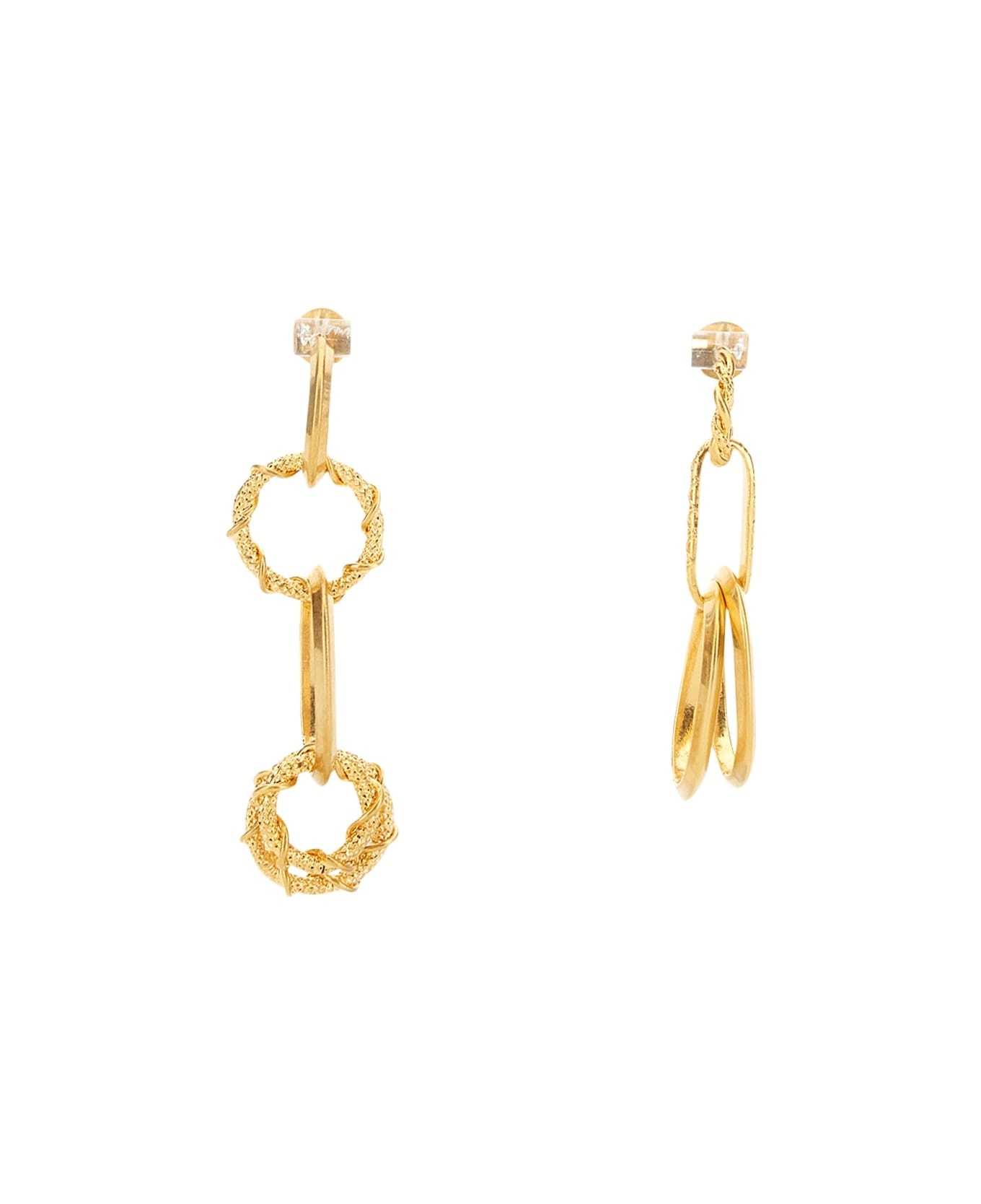 Earring With Chain Rings - 1