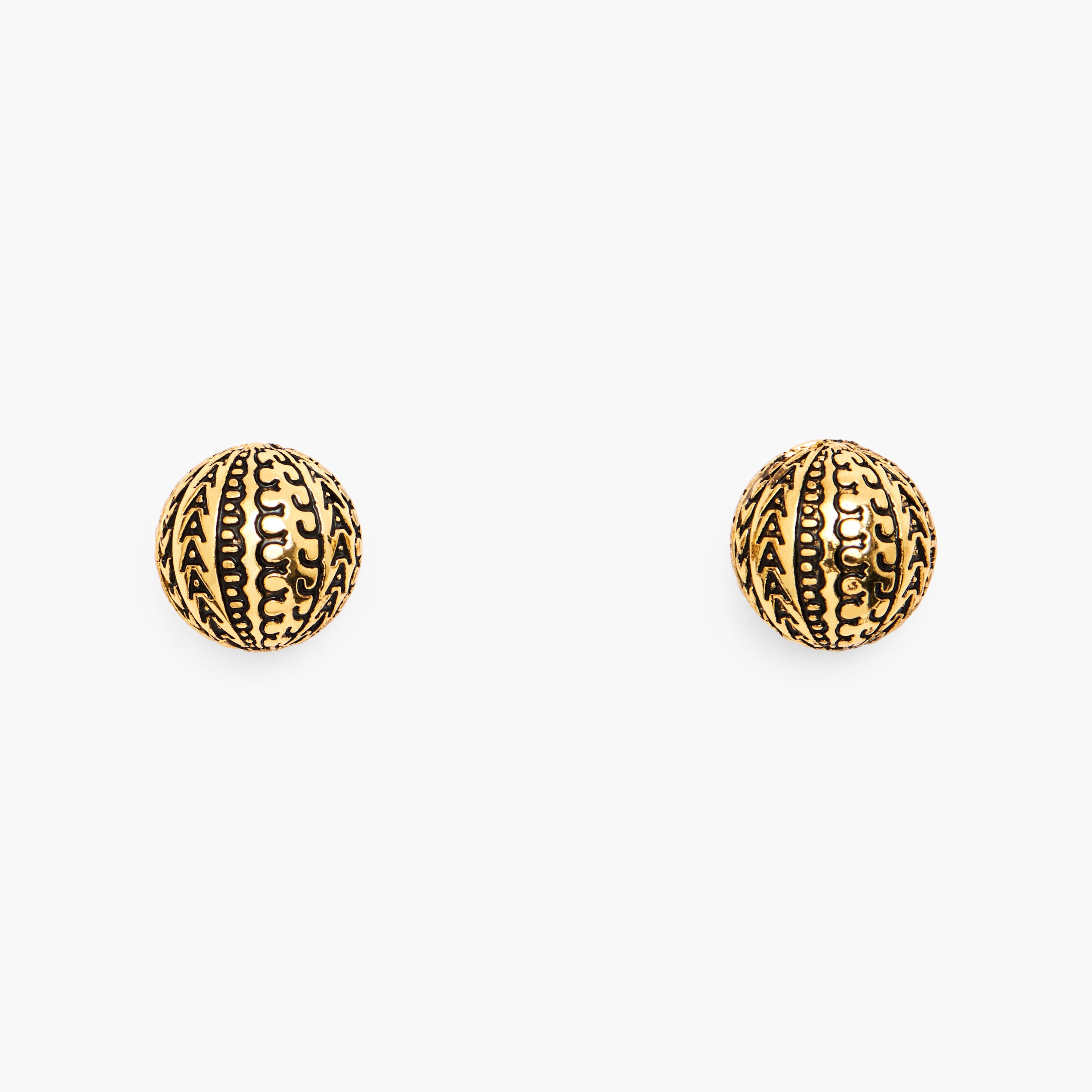 THE MONOGRAM STUD EARRINGS - 6