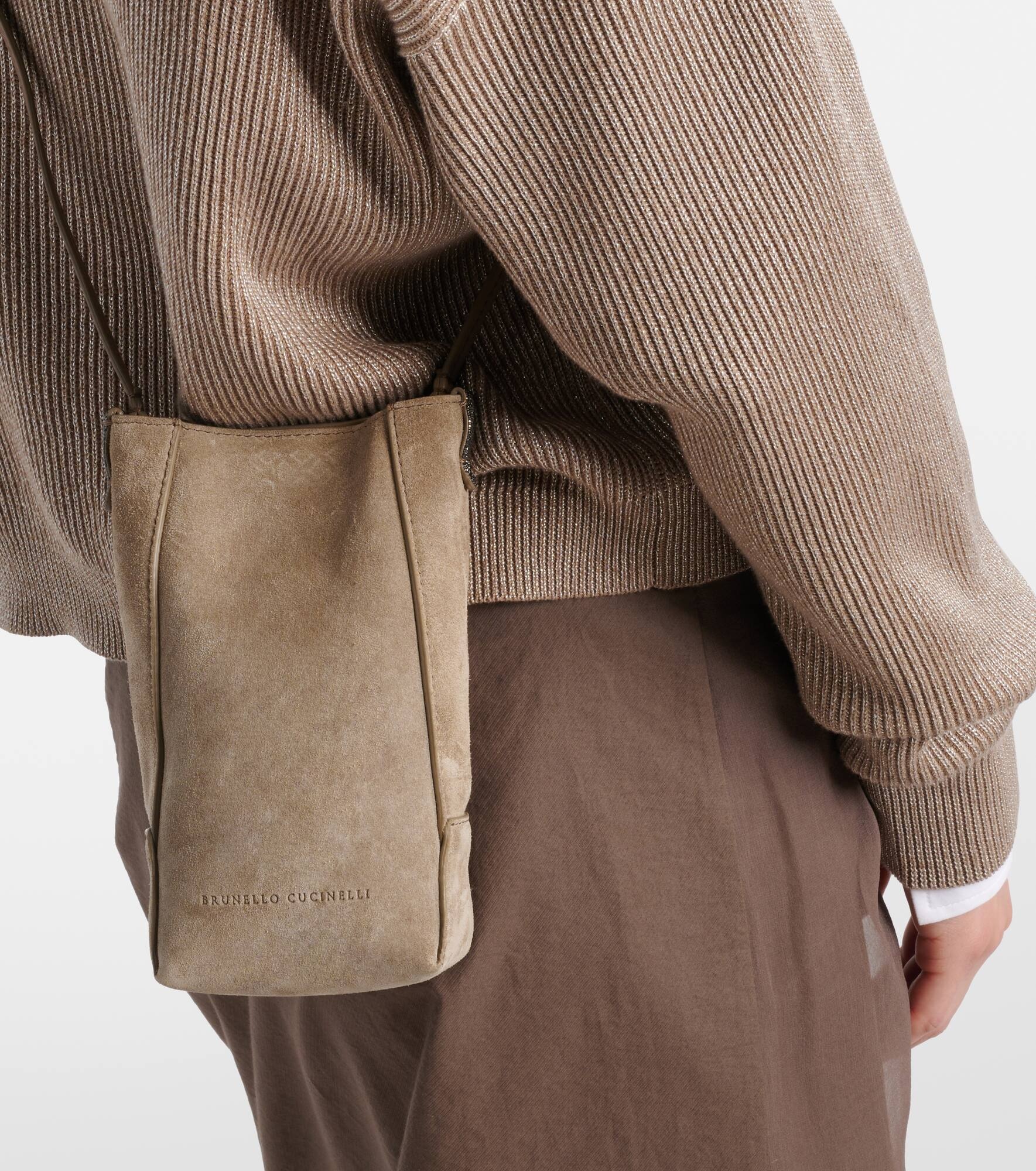 Mini suede crossbody bag - 2
