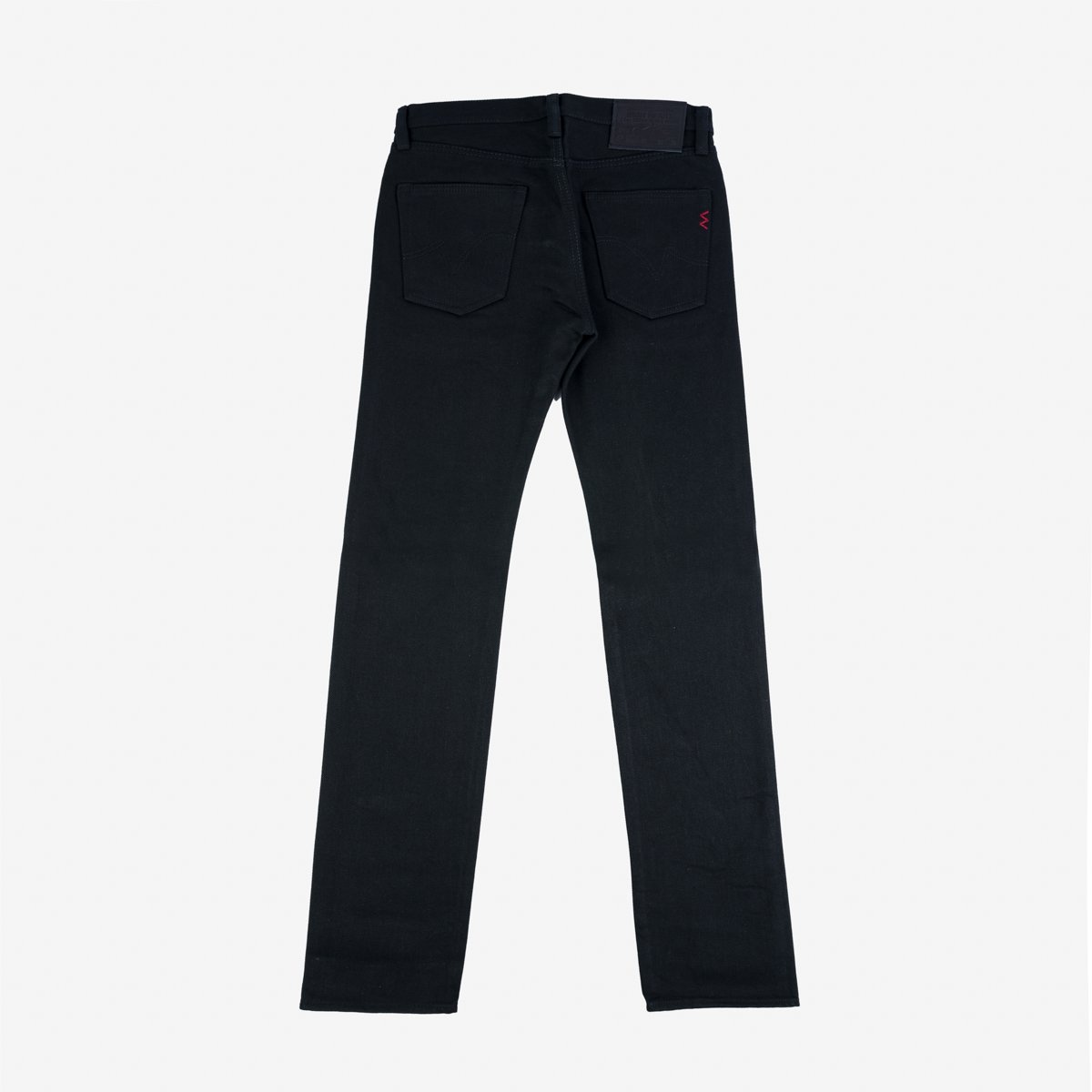 IH-666S-SB 21oz Selvedge Denim Slim Straight Cut - Superblack Non-Fade - 6