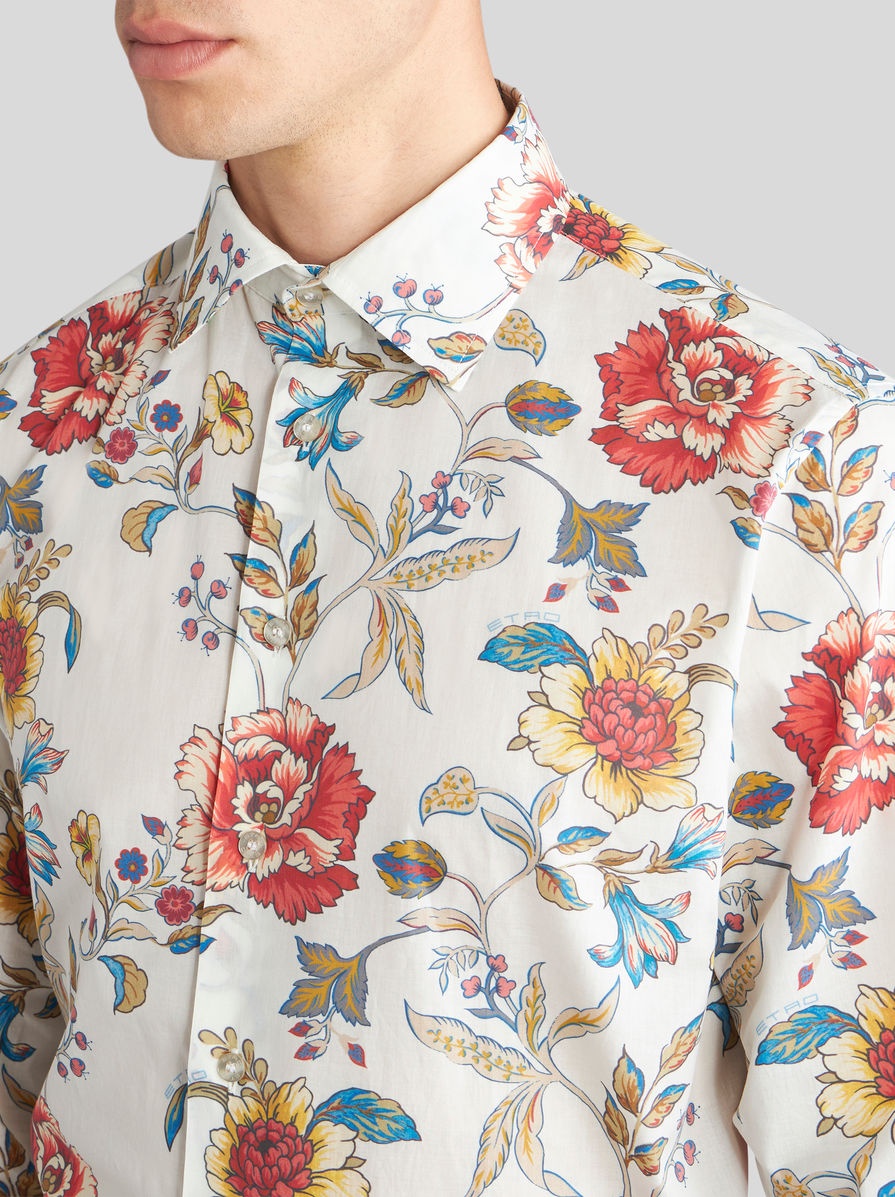 FLORAL COTTON SHIRT - 3