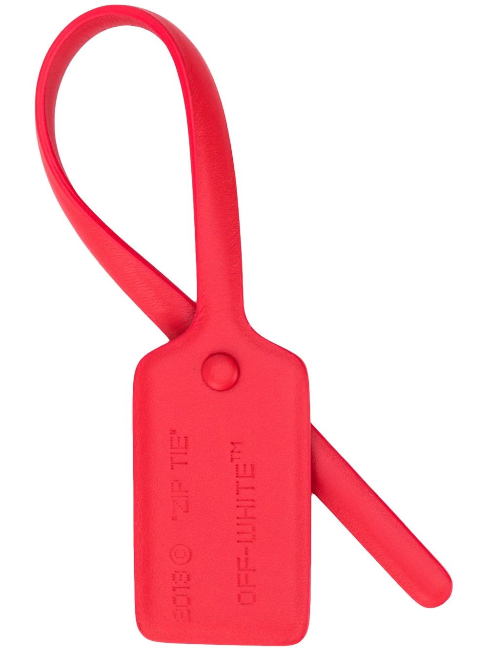 leather luggage tag - 1