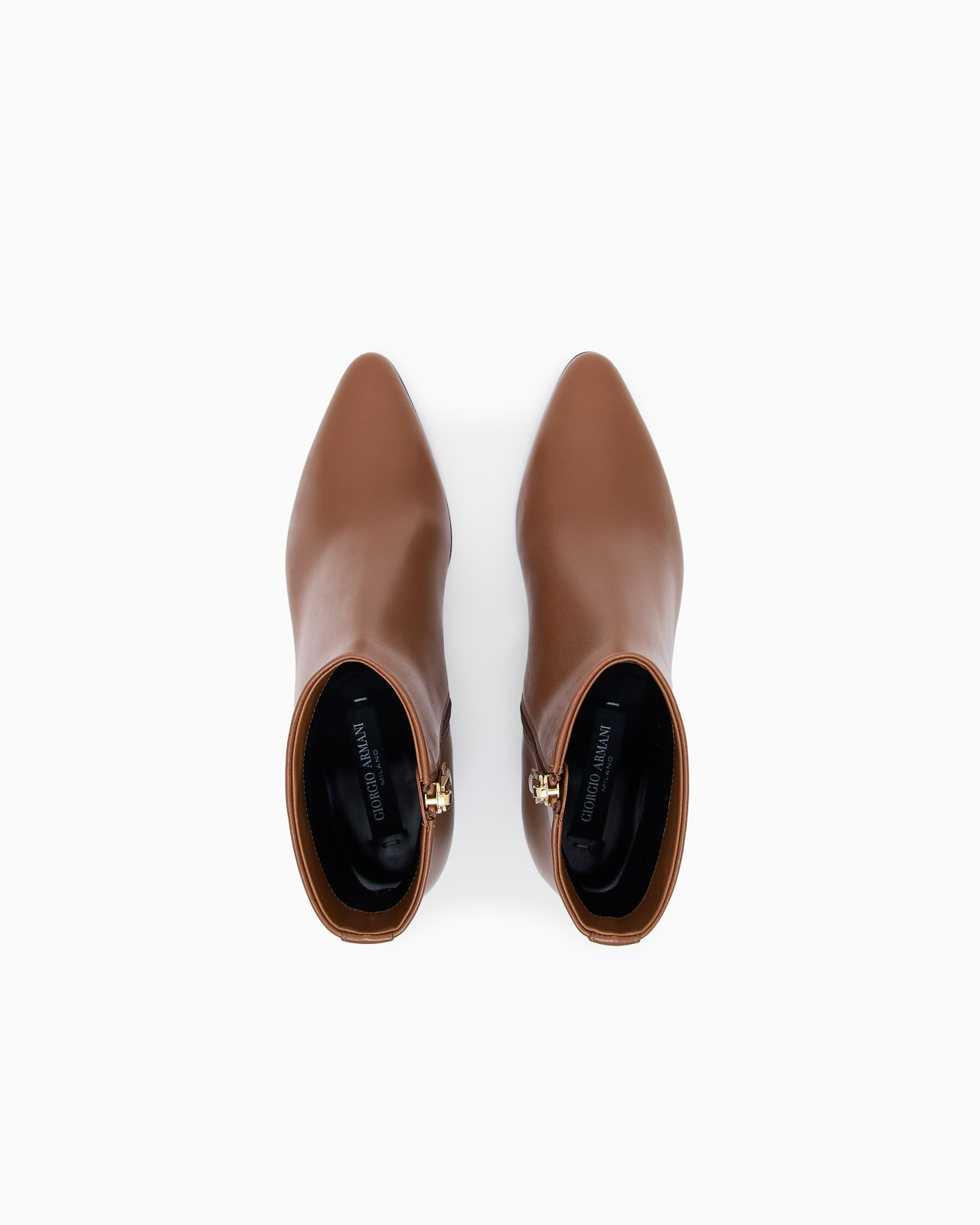SMOOTH LEATHER HEELED ANKLE BOOTS - 3