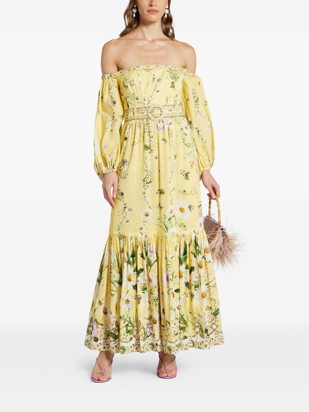 Daisy chains corset maxi dress - 2
