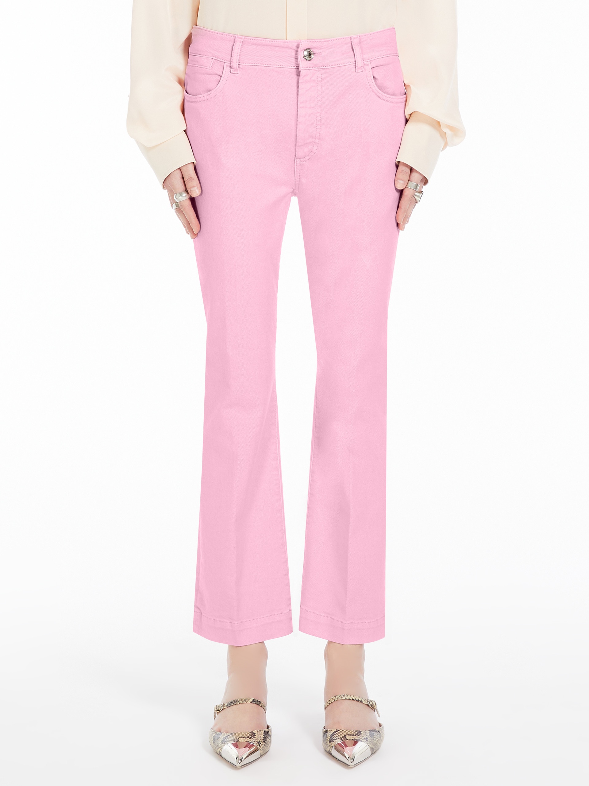NILLY Denim mini flare trousers - 3