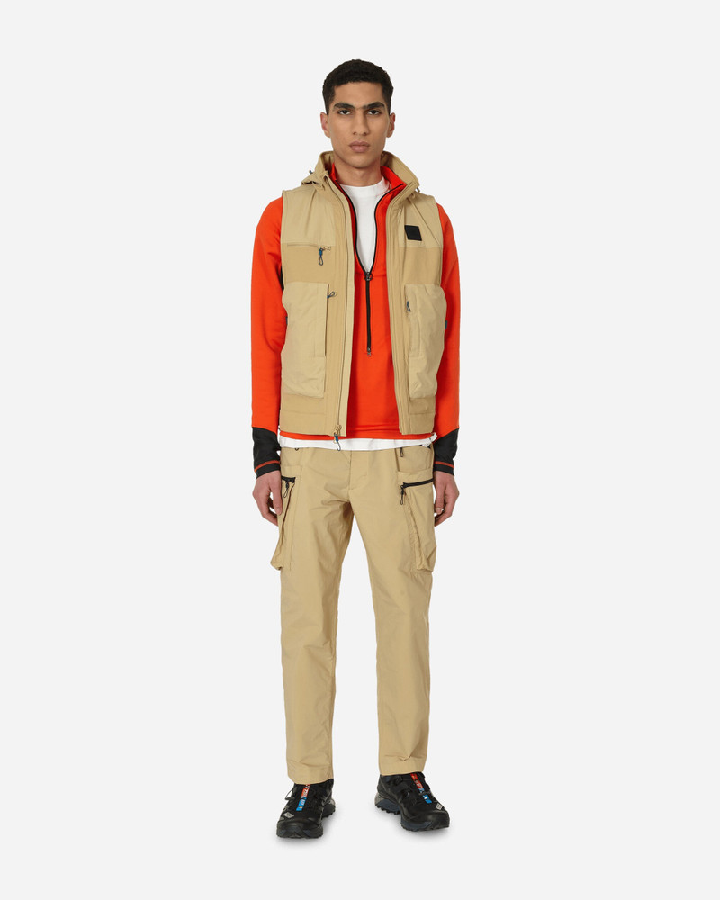 The North Face Hood Wind Vest Khaki Stone outlook