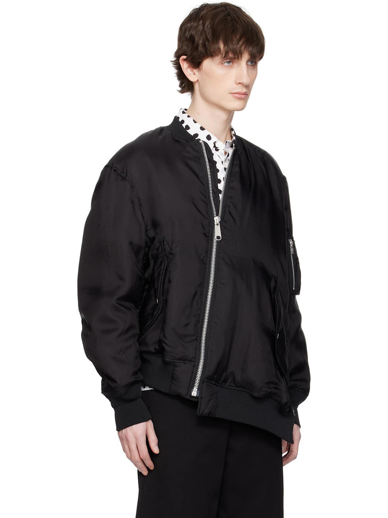 Black MA-1 Bomber Jacket 2