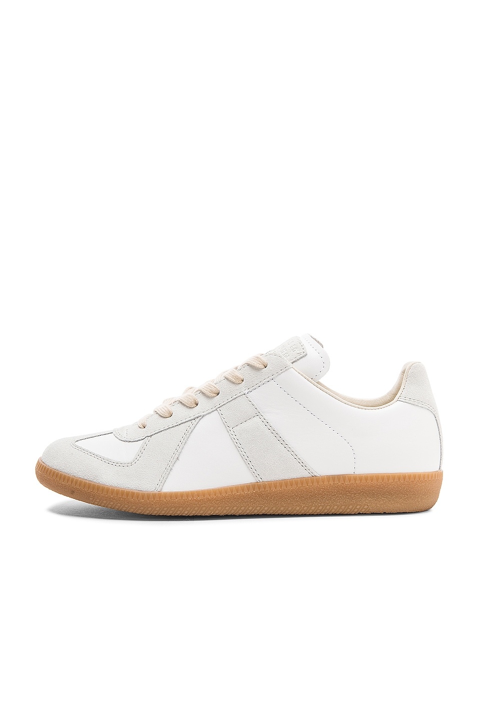 Replica Calf & Lambskin Leather Sneakers - 5