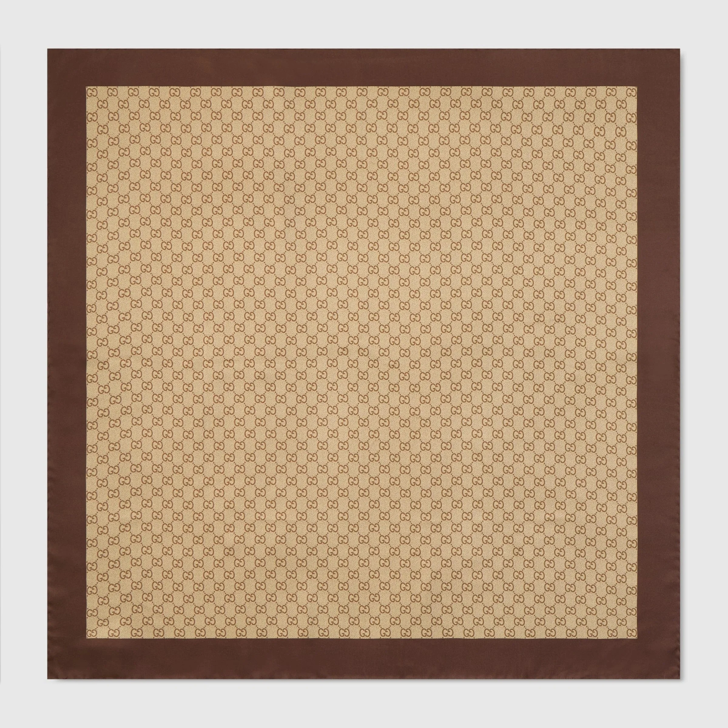 Gucci Silk Gg Scarf - 1