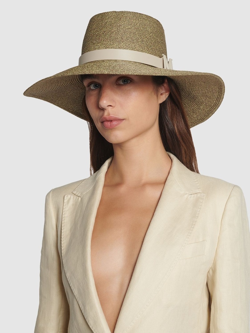 Musette straw brimmed hat - 2
