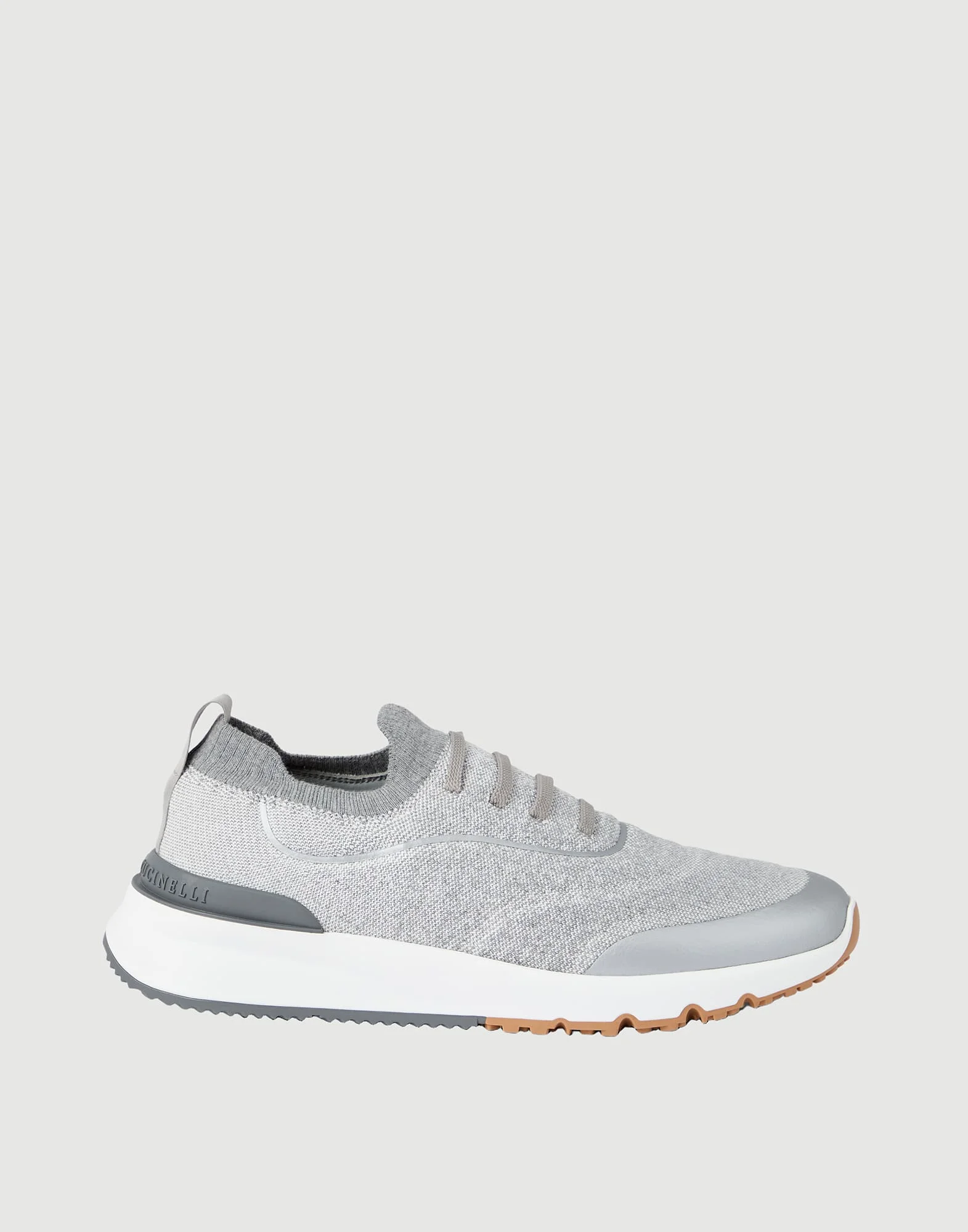 Techno cotton knit runners with heat-bonded details - 1