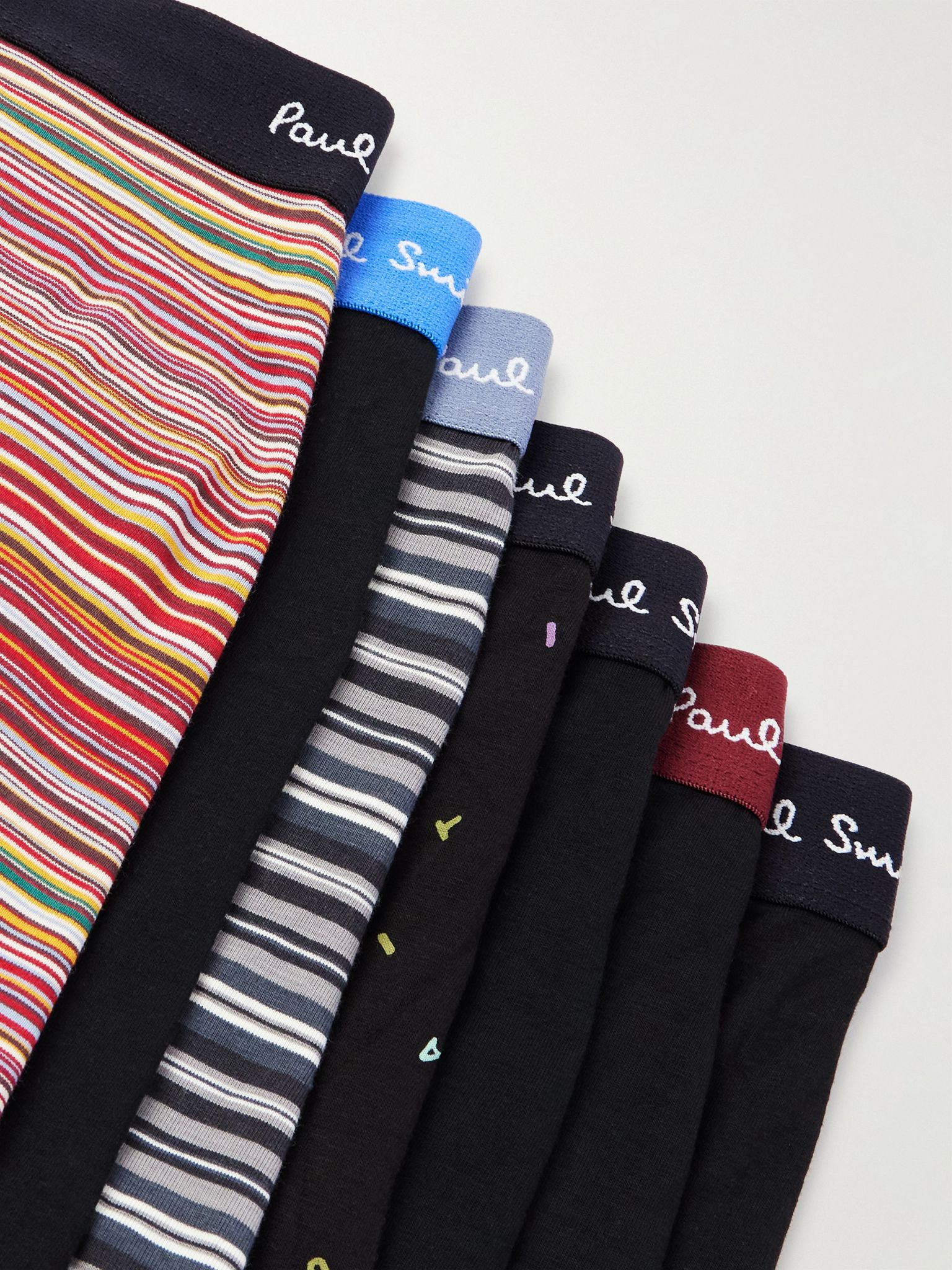 Seven-Pack Stretch Organic Cotton-Jersey Boxer Briefs Multi - 2
