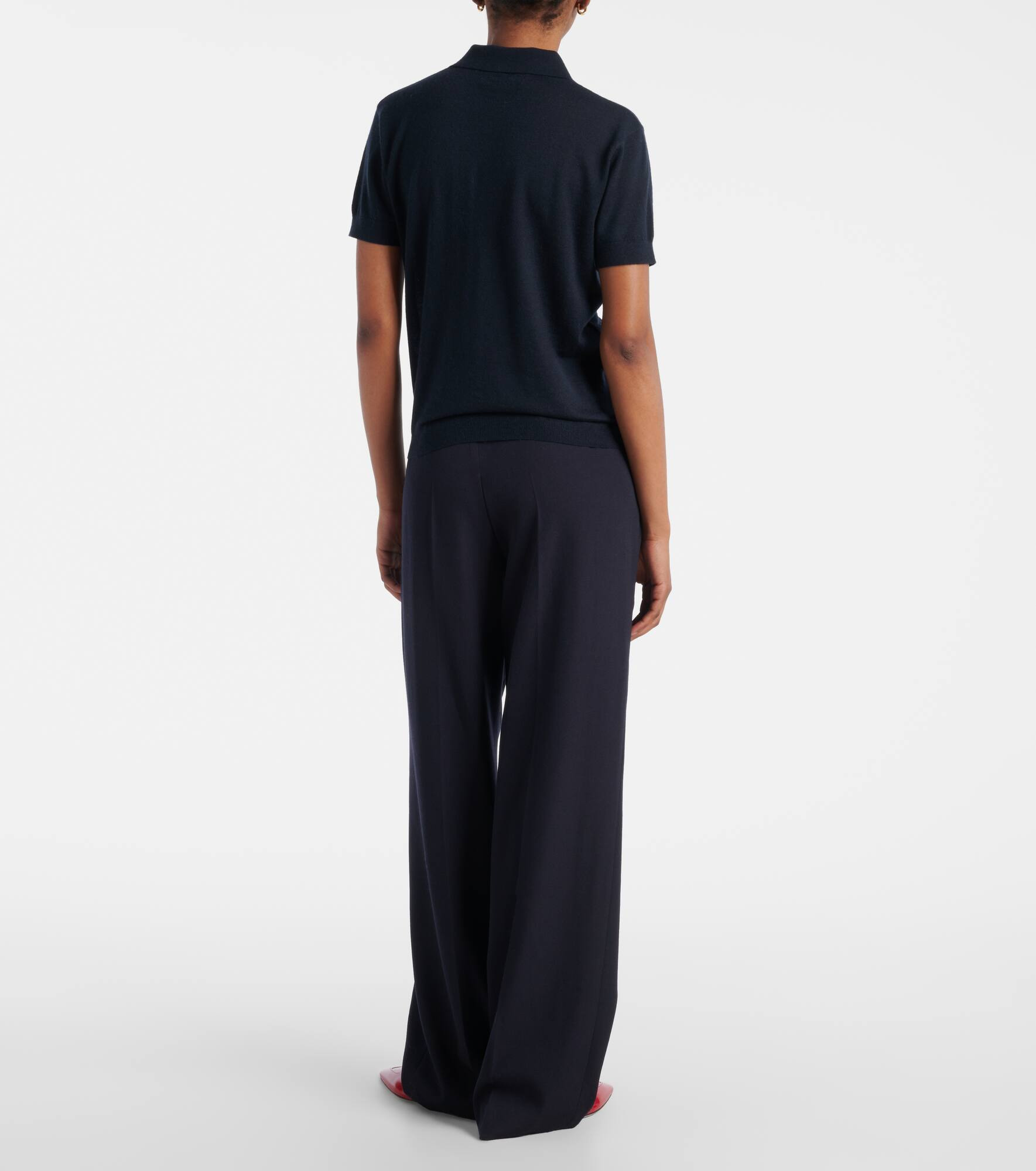 Nai knitted cashmere polo shirt - 3