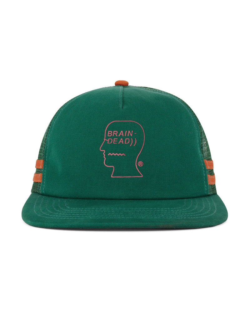 Logohead 5 Panel Trucker Cap - Mallard 1
