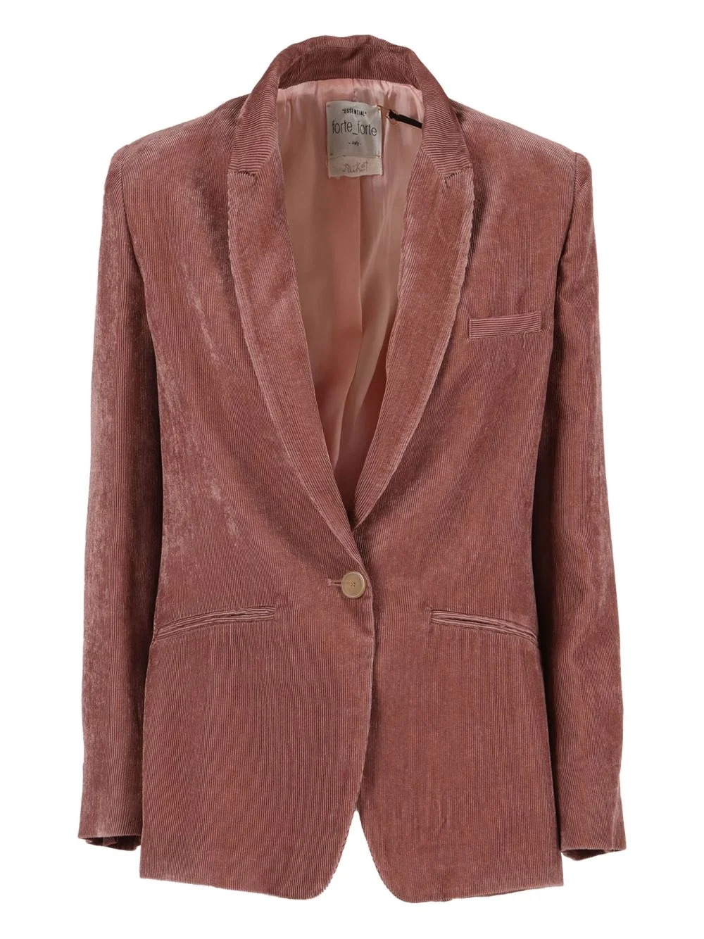corduroy-effect blazer - 1