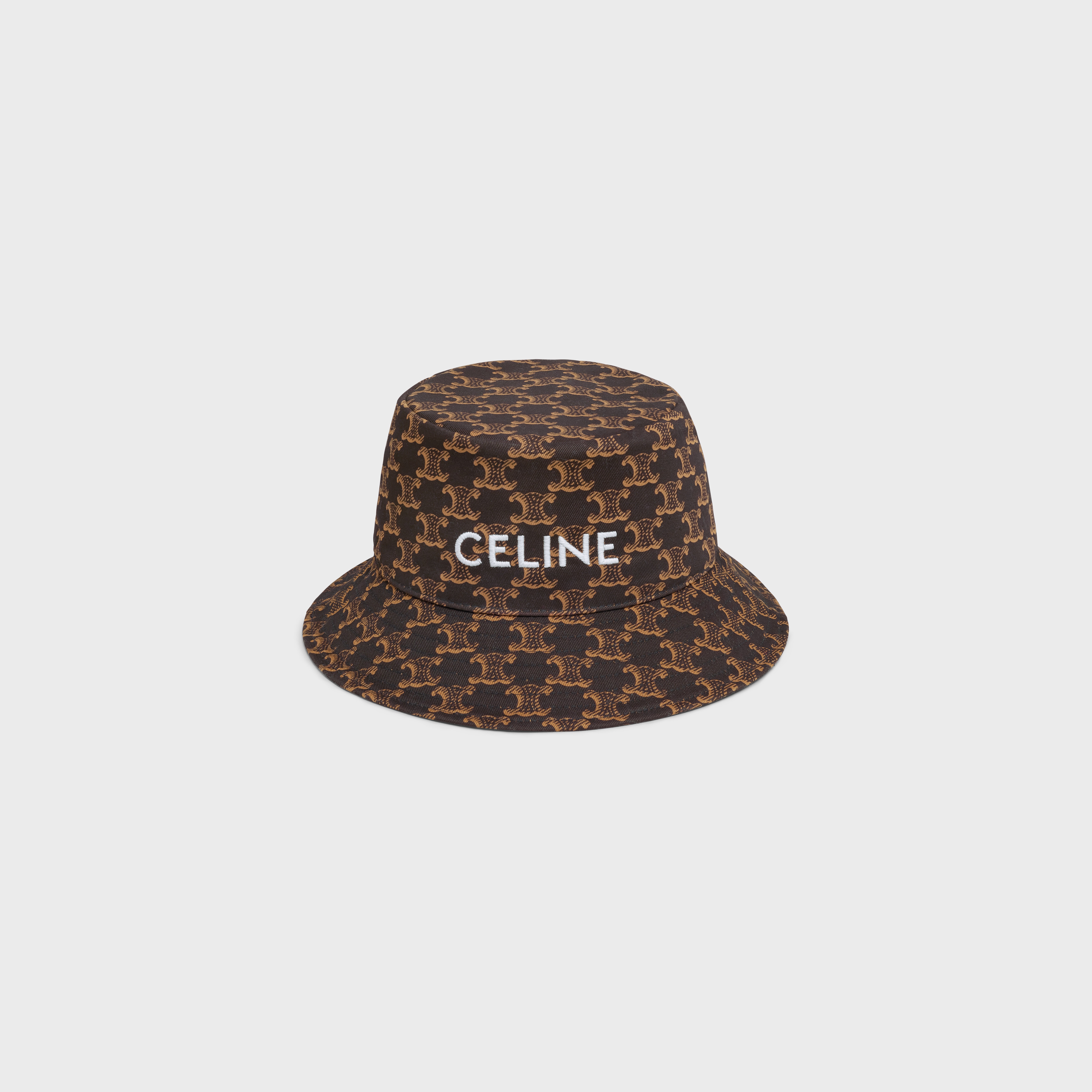 CELINE BUCKET HAT WITH "TRIOMPHE" MONOGRAM - 1