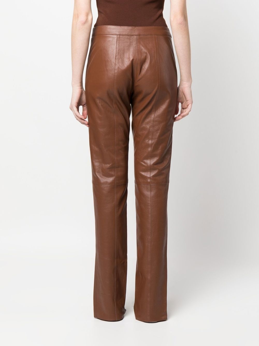 Elm lambskin trousers - 4