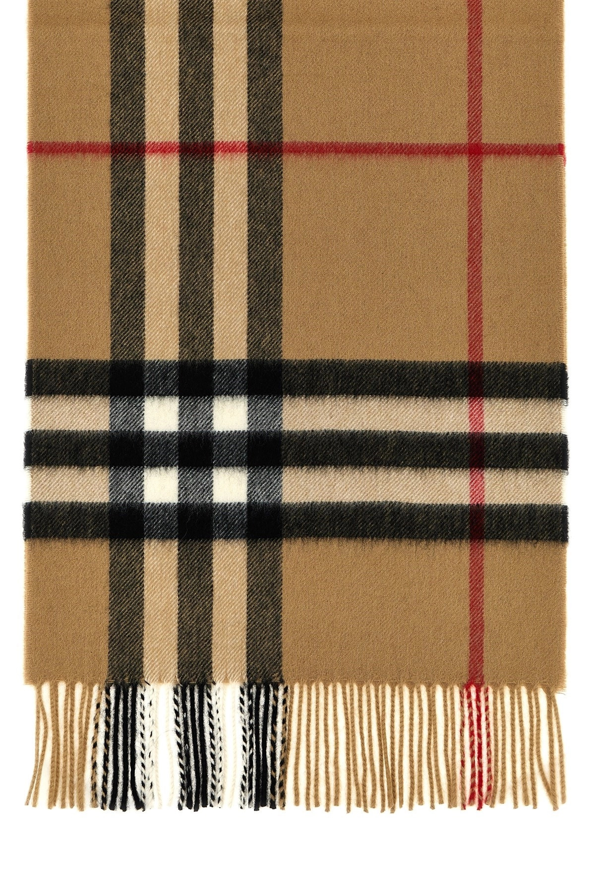 Check cashmere scarf - 2