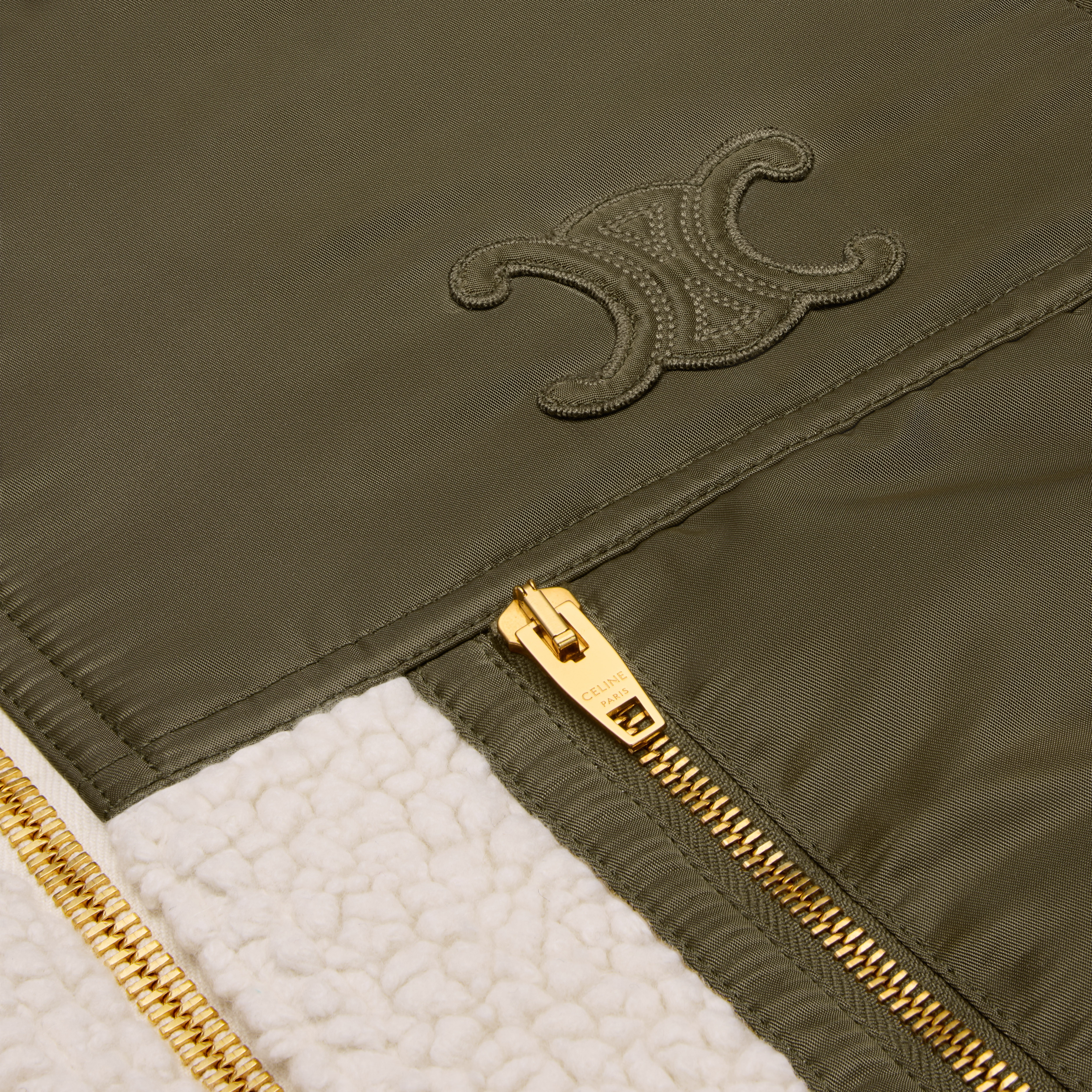 fleece jacket in fur-effect cashmere - 4