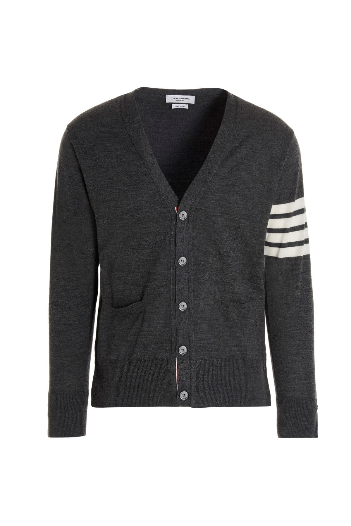 Thom Browne Men Merino Wool Cardigan - 1