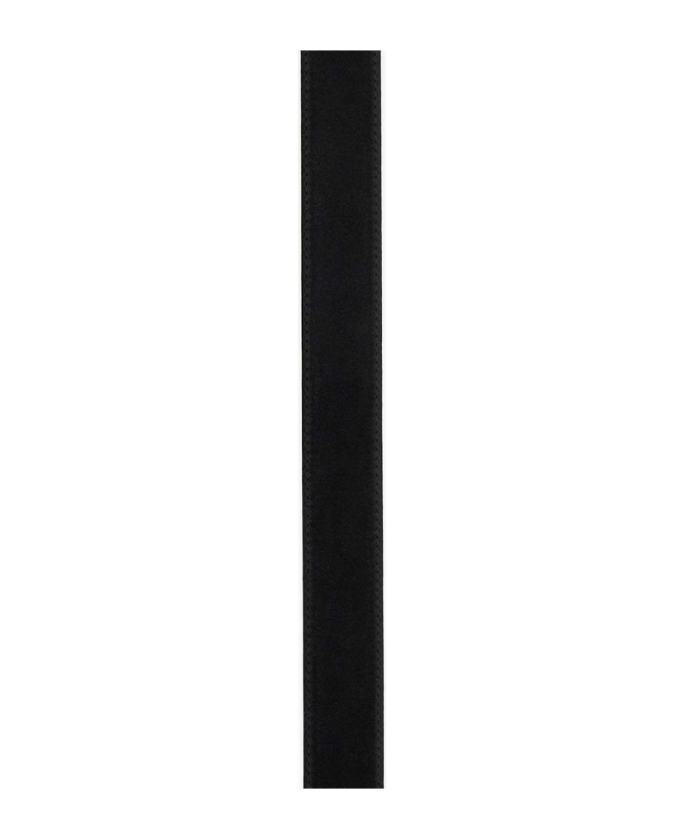 Black Suede Belt - 3