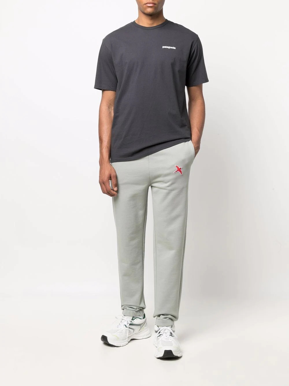 burd-patch track pants - 2