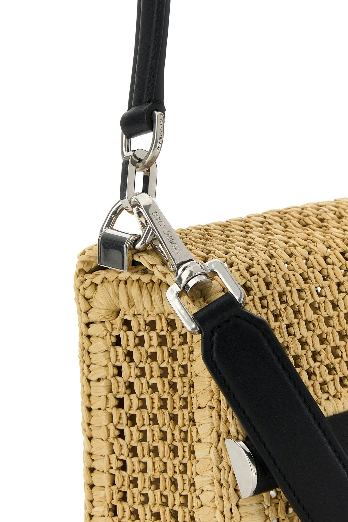 Raffia shoulder bag - 4