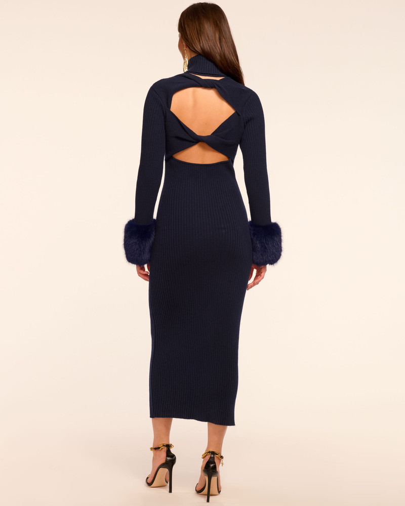 Linda Wool Blend Sweater Midi Dress 5
