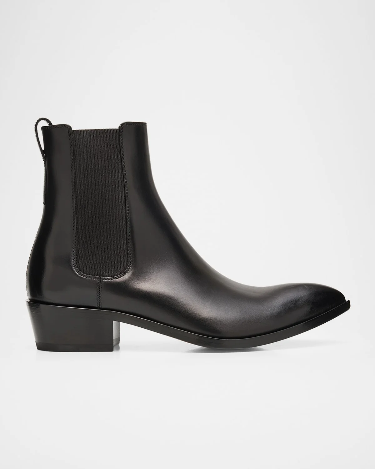 Men's Burnished Leather Chelsea Boots - 1