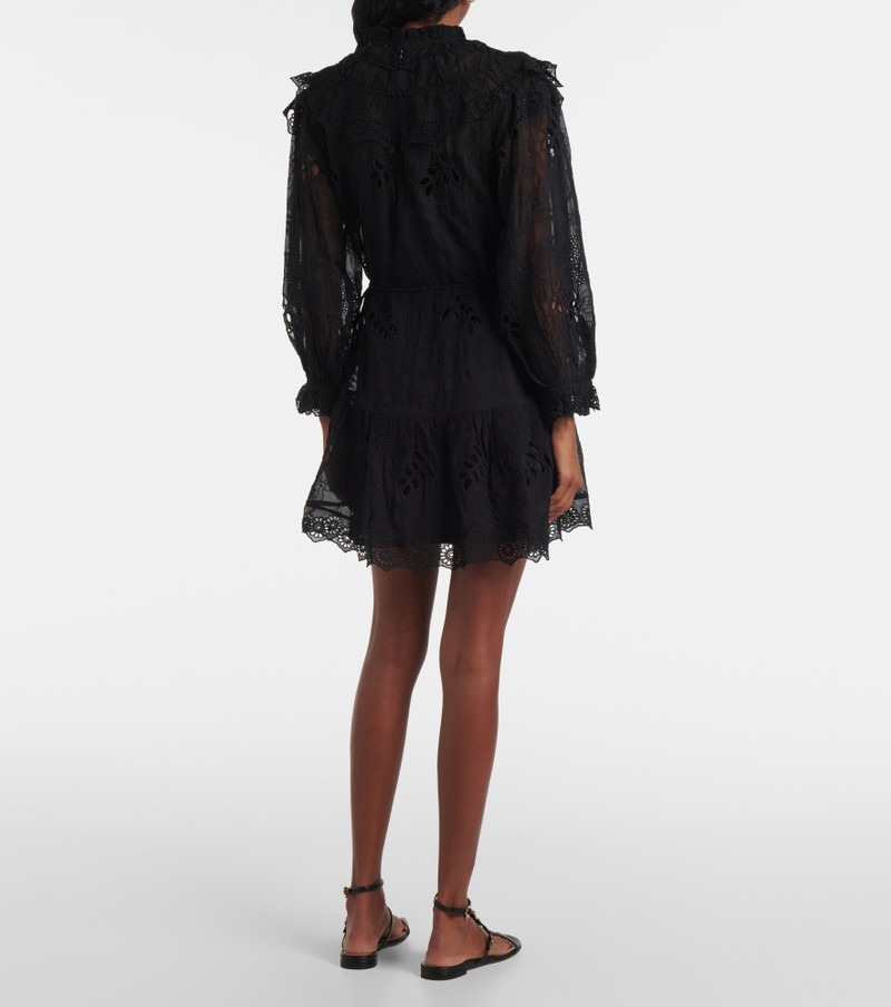 Floral organza minidress 3