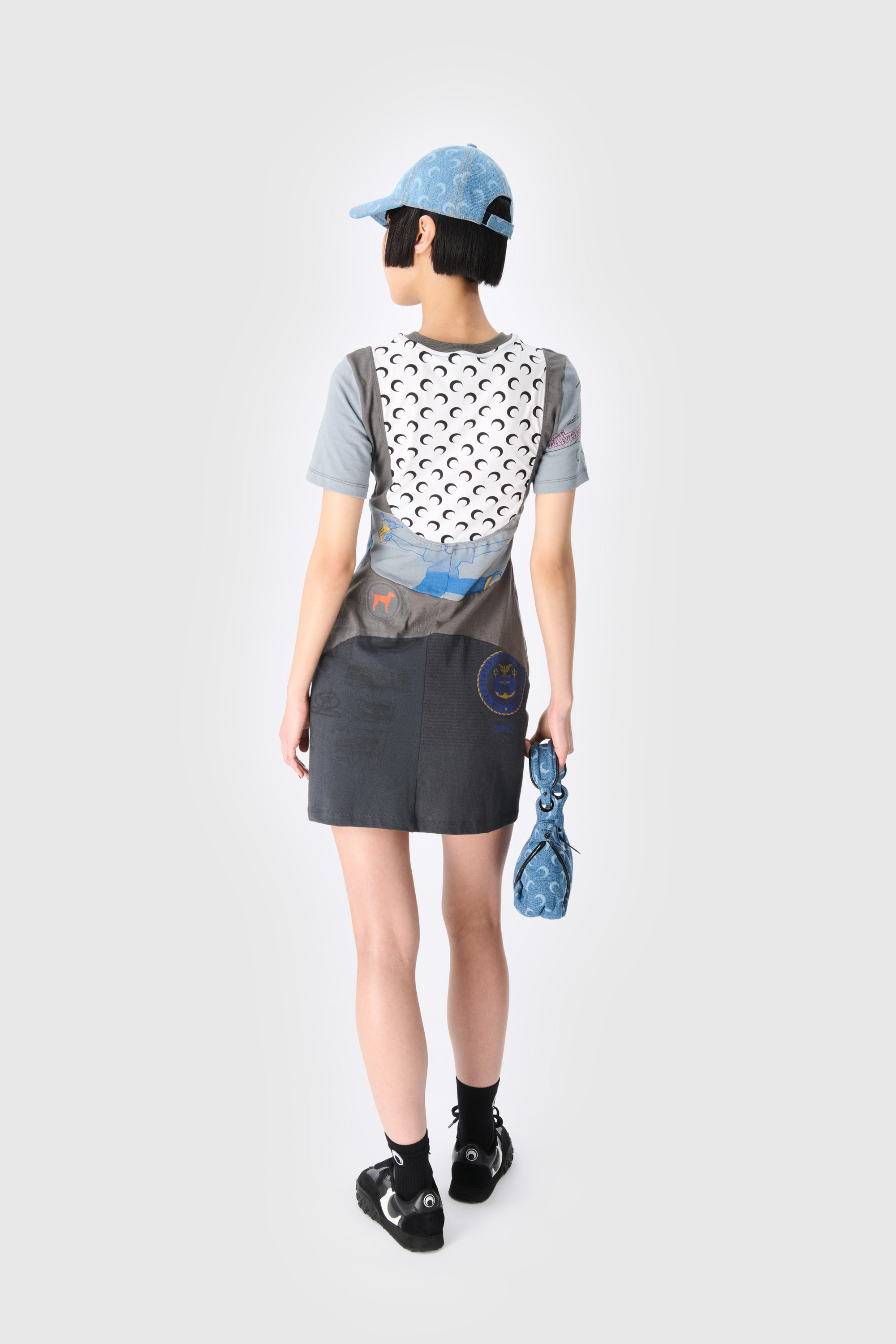 Upcycled Graphic T-Shirts Mini Dress - 3
