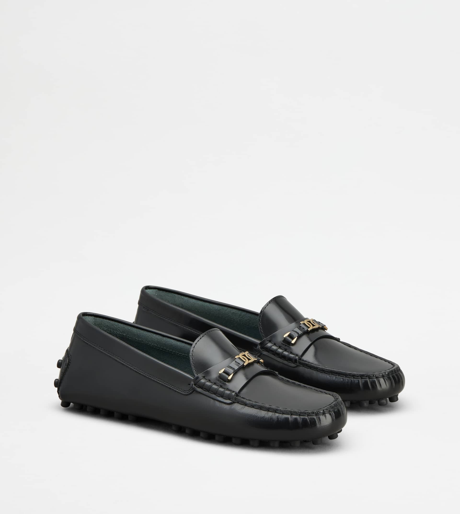 GOMMINO DRIVING SHOES IN LEATHER - BLACK - 3