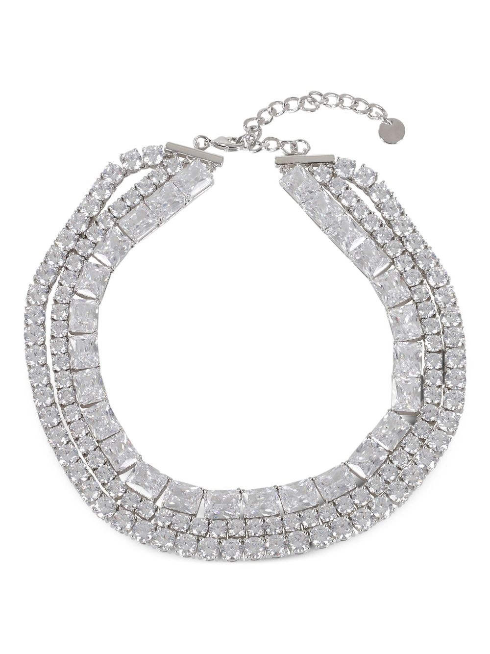 Multi Crystal chocker necklace - 1