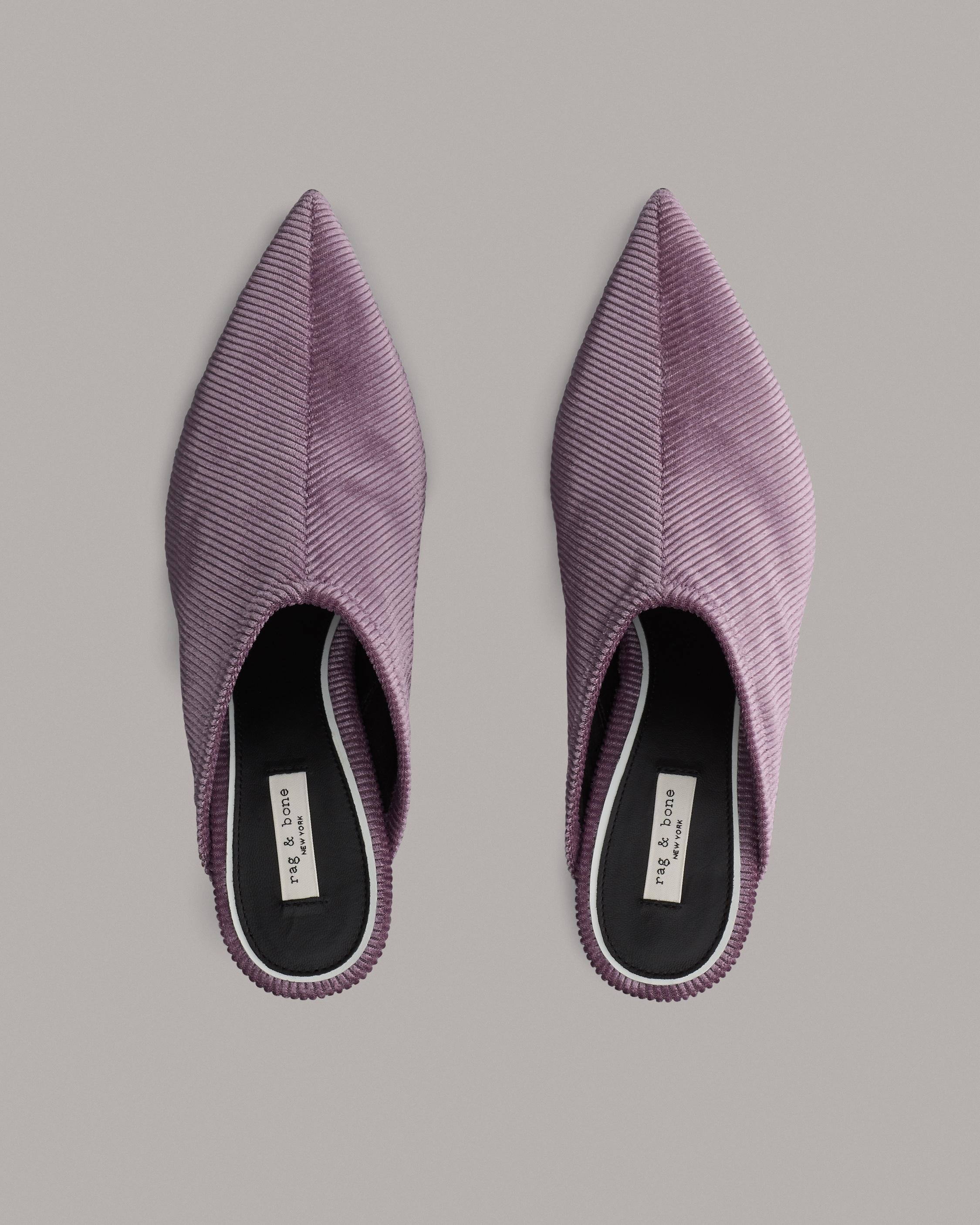 Brea Mule - Velour Corduroy
Heeled Mule - 4