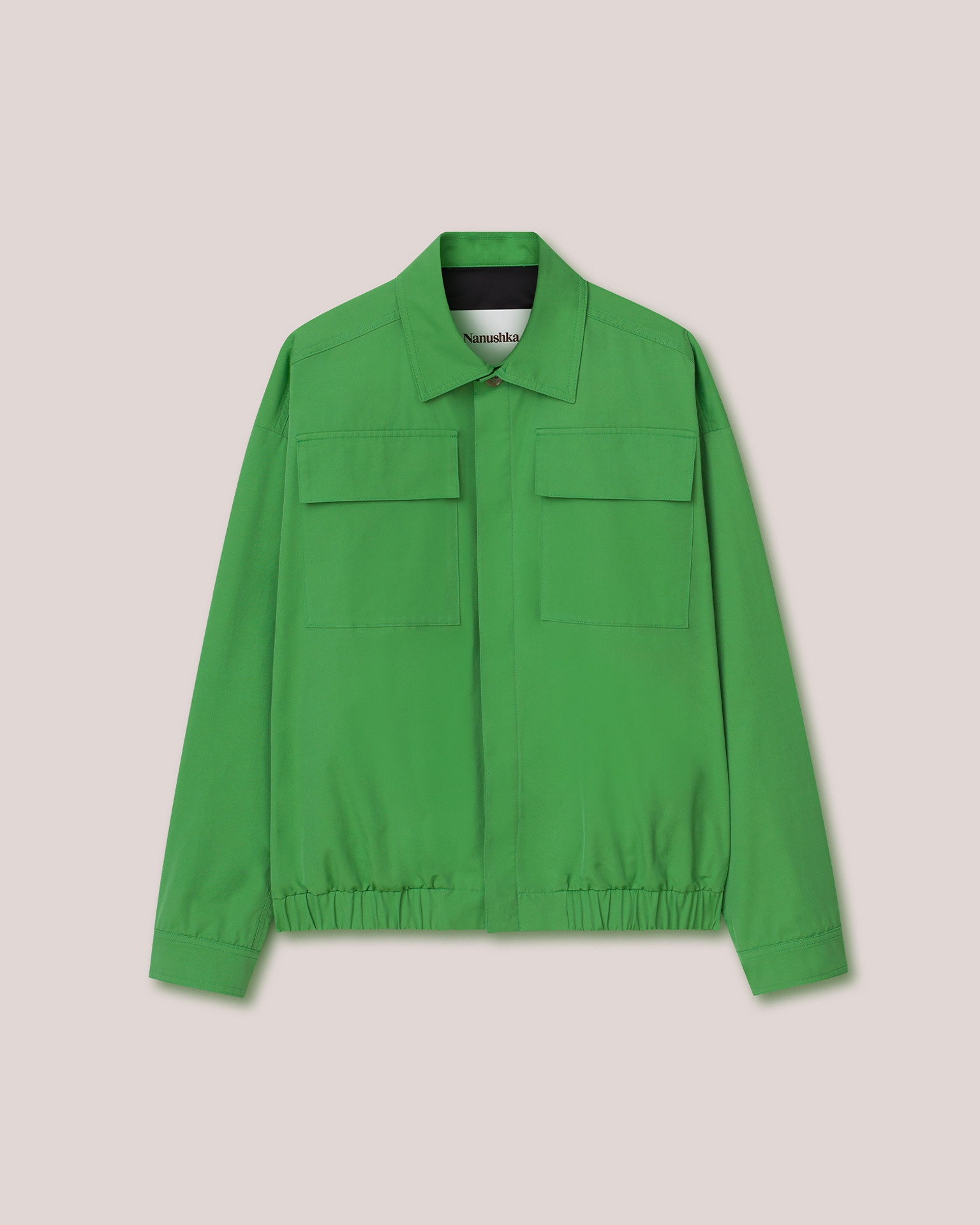 BENO - Tech twill box-fit jacket - Green - 1