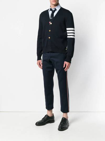 Thom Browne 4-Bar Milano Stitch cardigan outlook