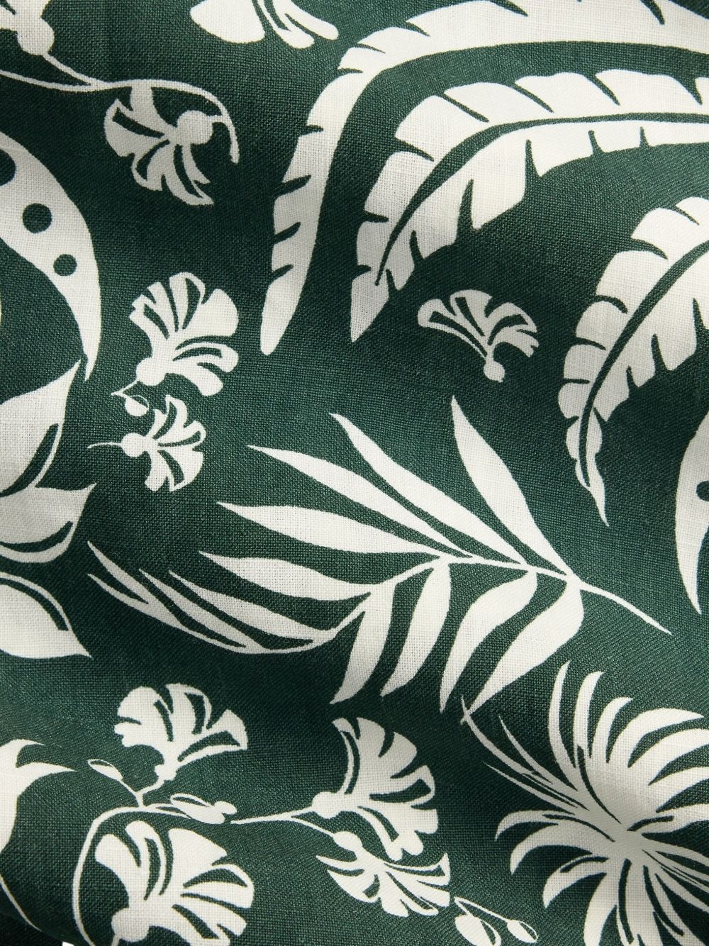 leaf-print shirt - 2