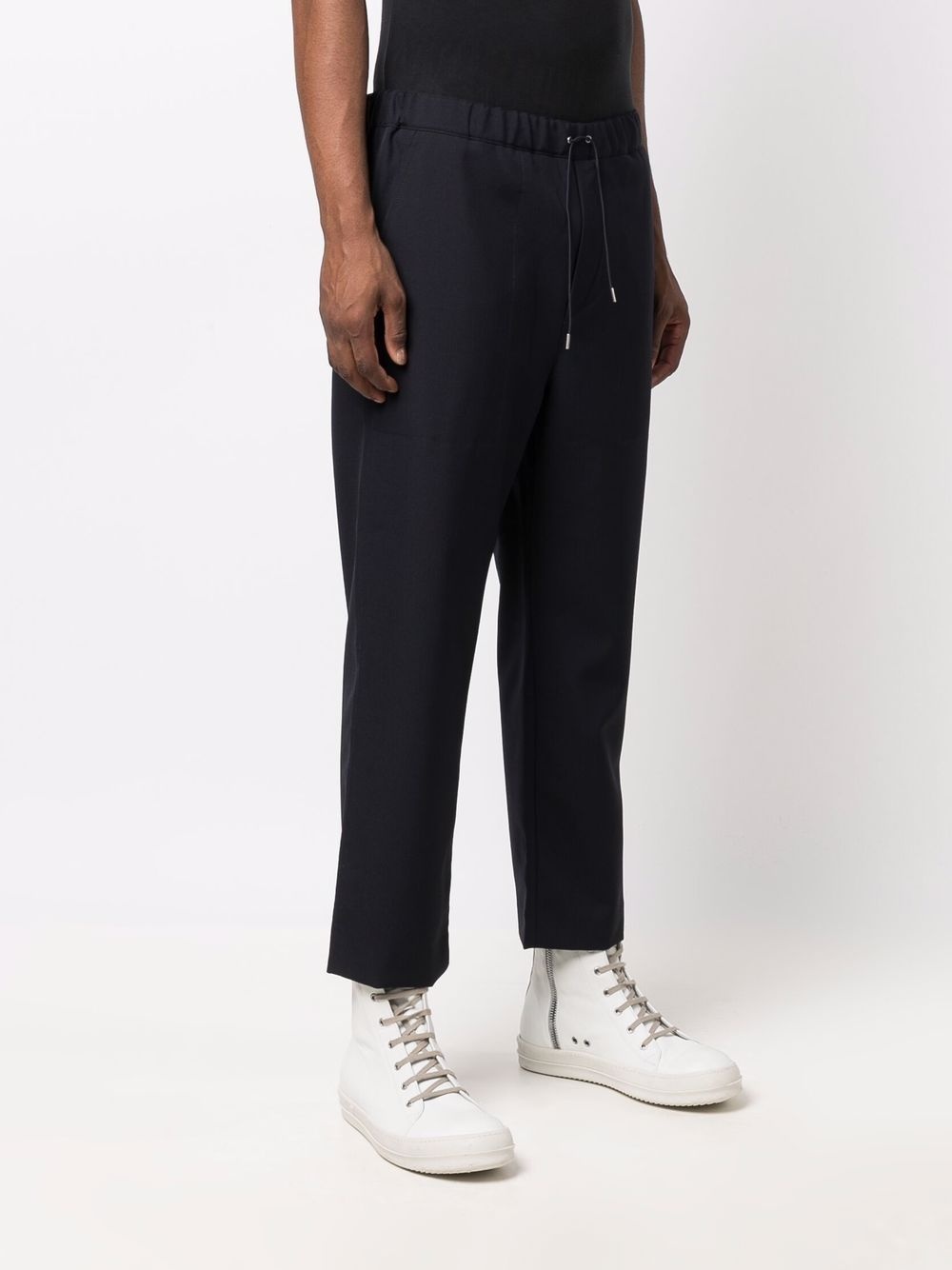 drop-crotch track pants - 3