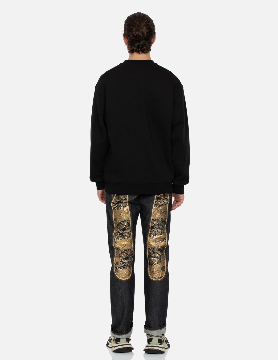 MONOGRAM JACQUARD BOUCLE AND SEAGULL EMBRODIERY RELAX FIT HOODIE - 6