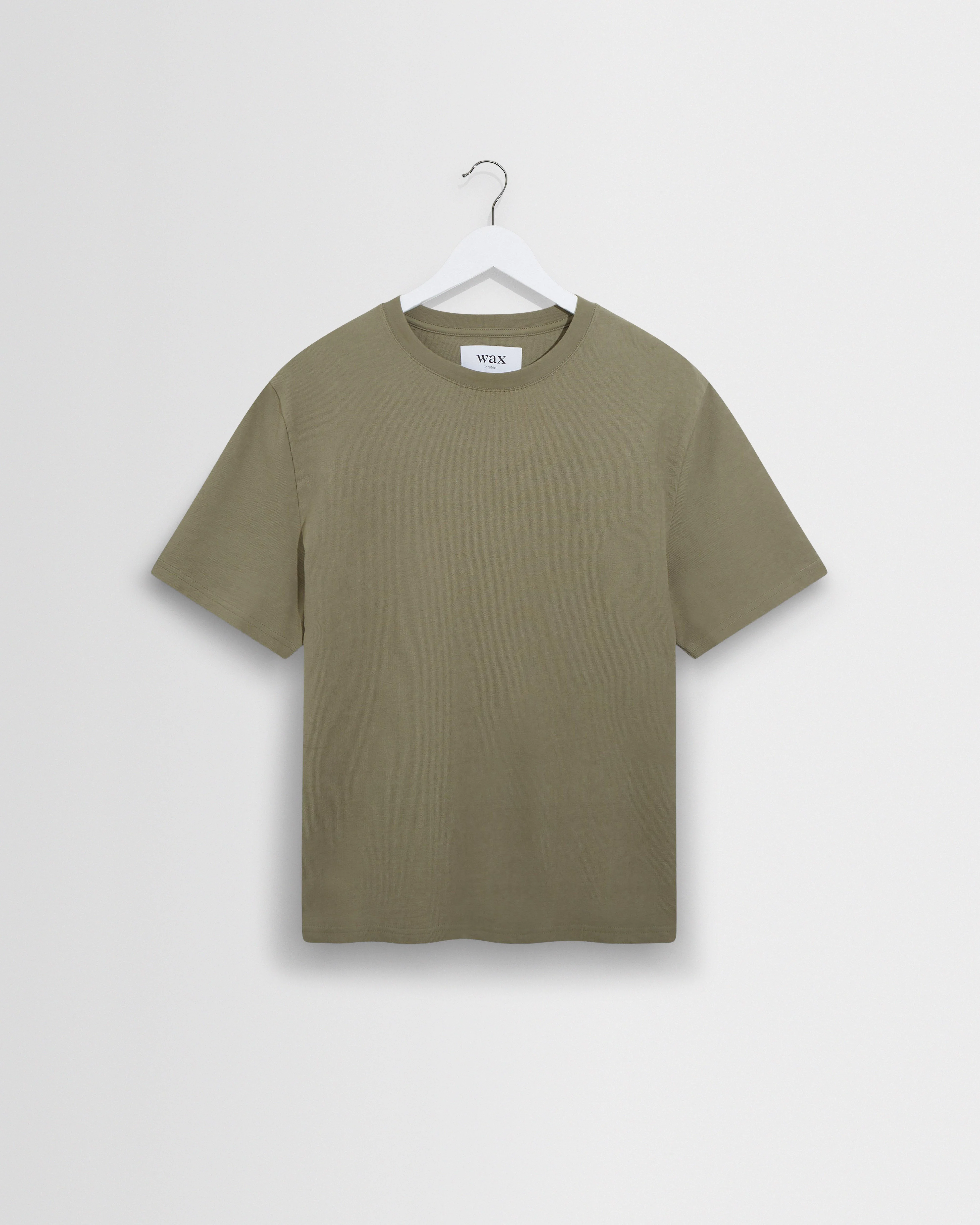 Dean - Green Textured Organic Cotton T-Shirt - 1