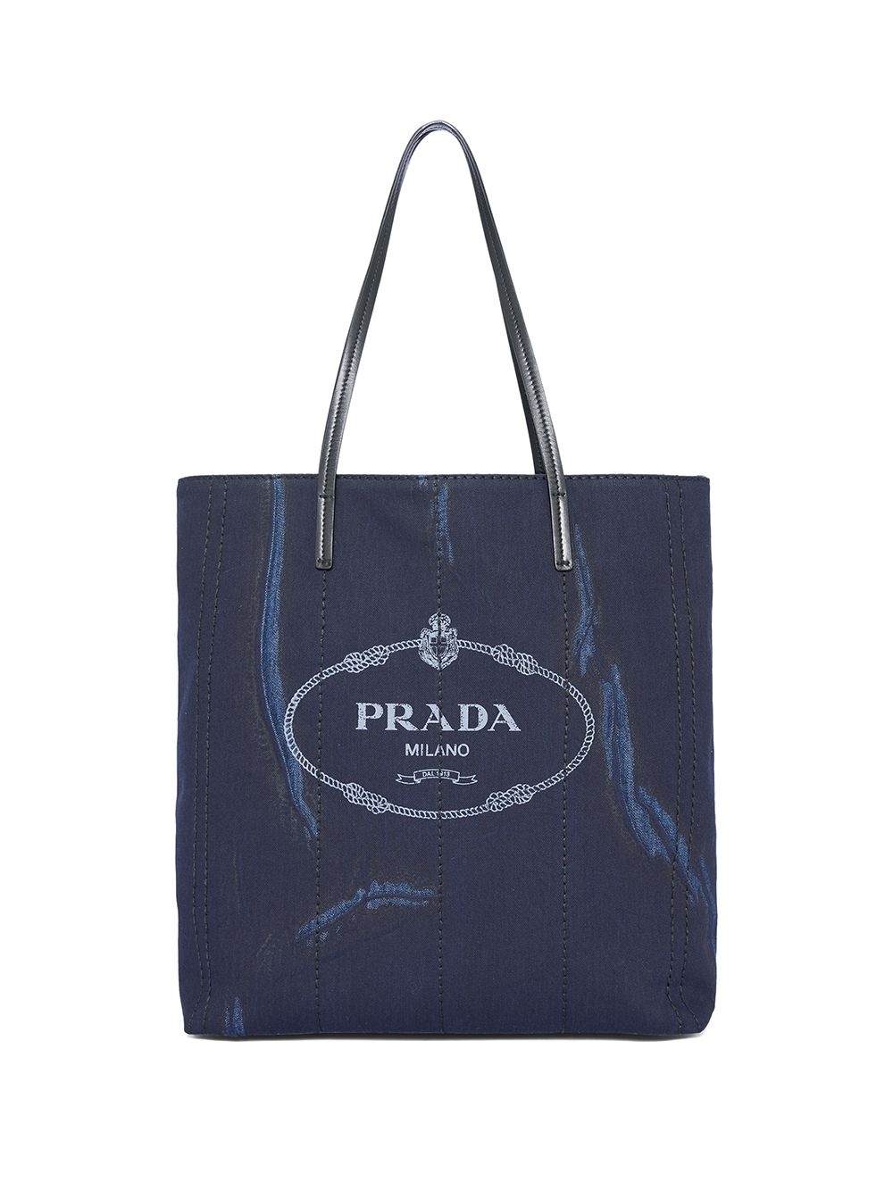 logo-print tote - 1