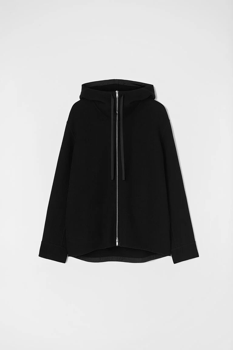 Hooded Blouson Black - 2