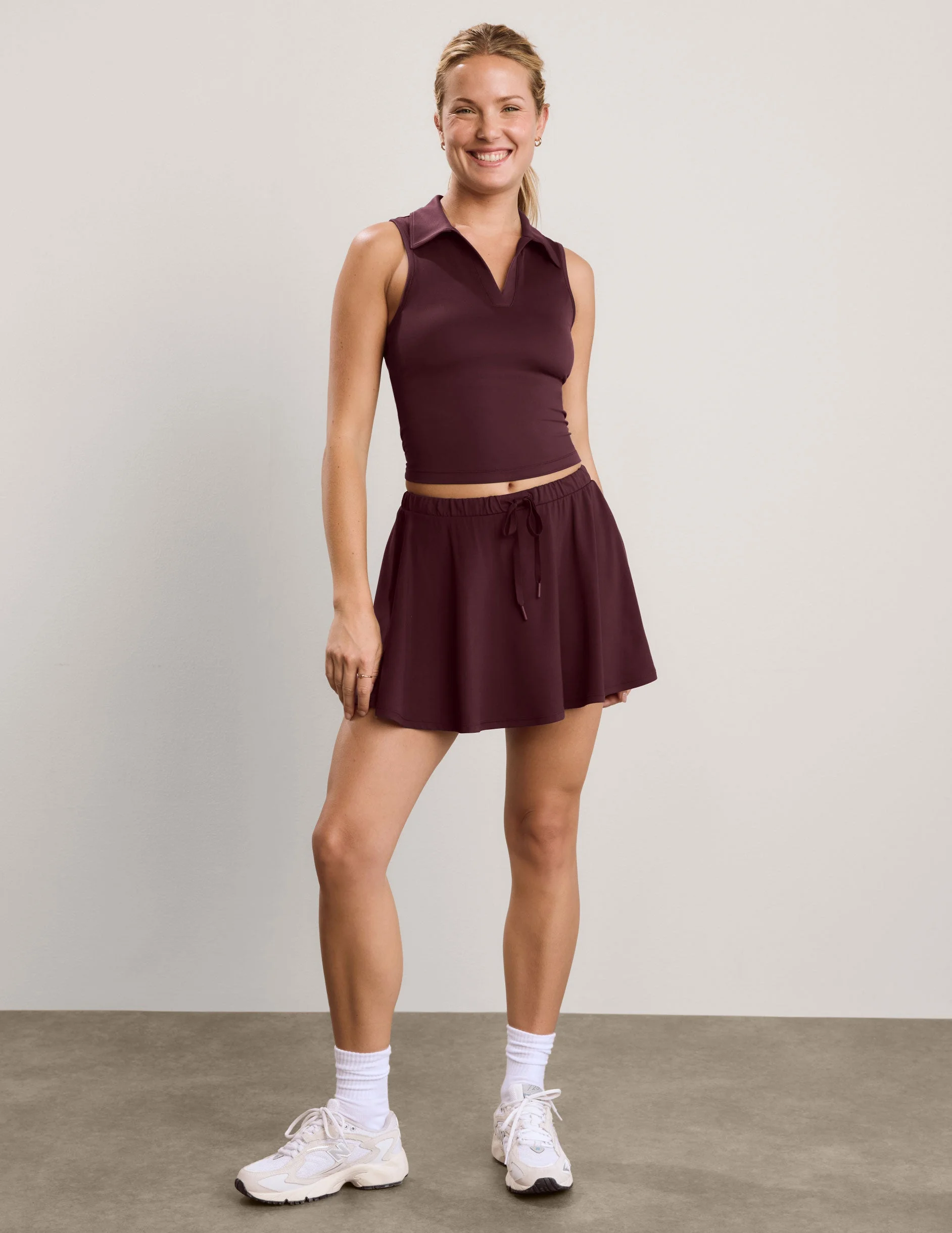 Sport Active Drawcord Mini Skirt - 1