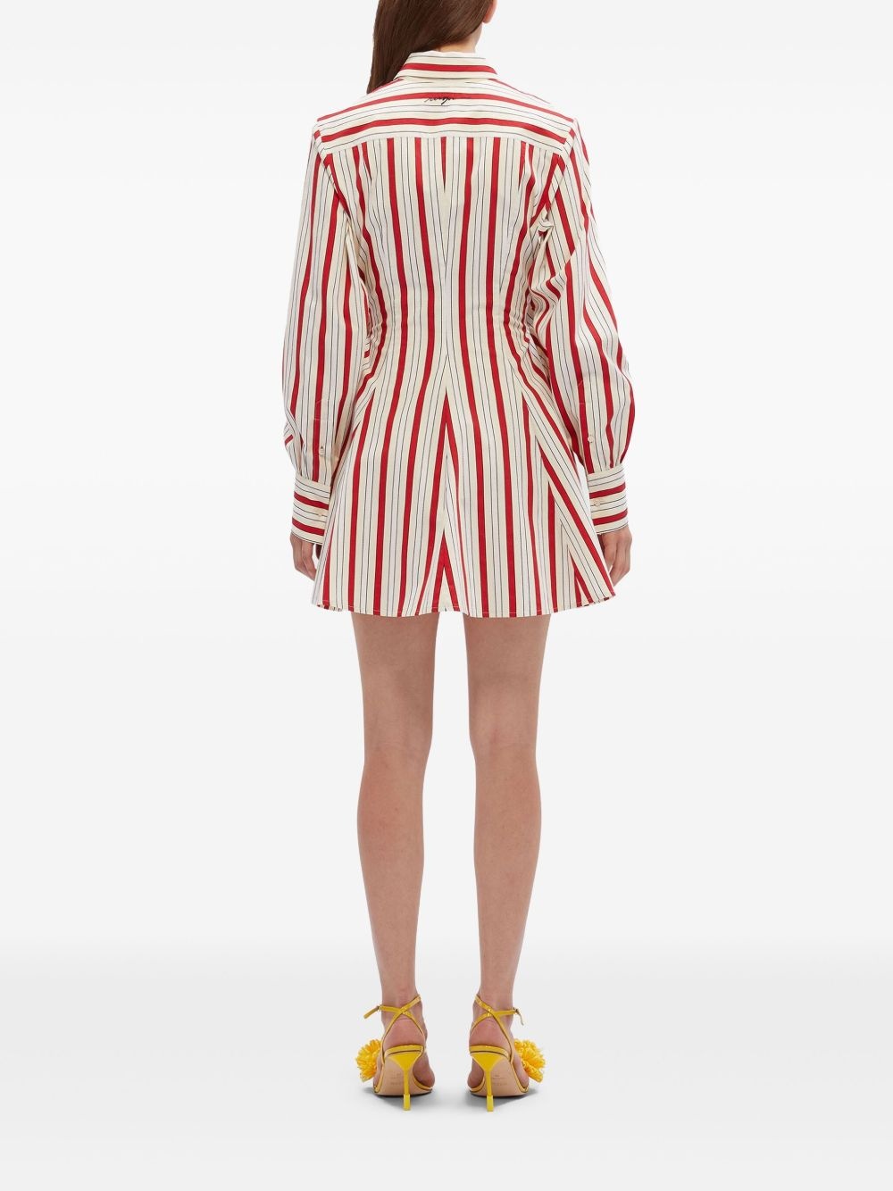 【送料&関税込】MSGM Mini Dress MSGM striped mini dress | REVERSIBLE