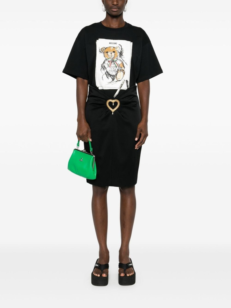 Moschino heart cut-out mini skirt outlook