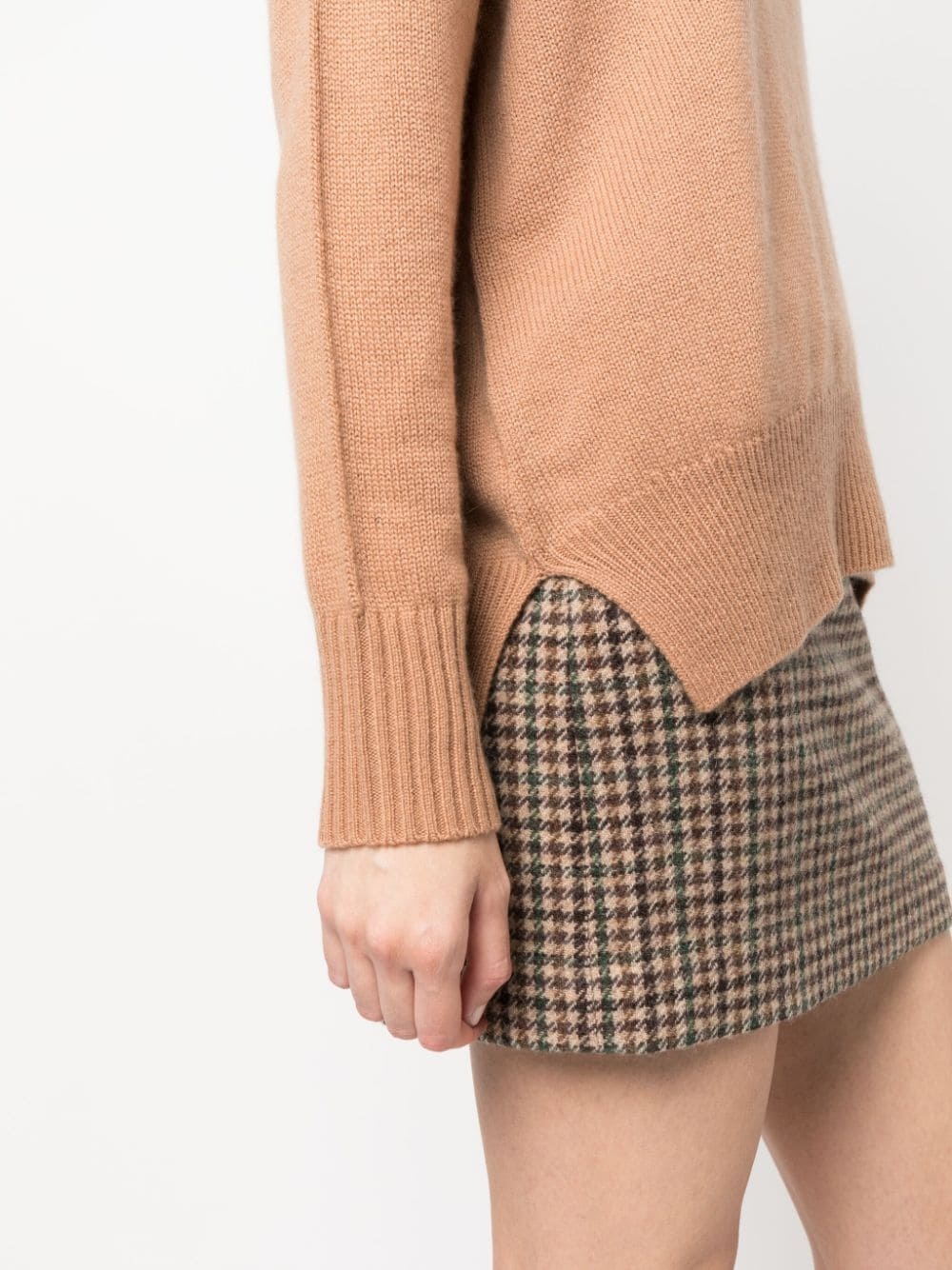 drop-shoulder cashmere jumper - 5