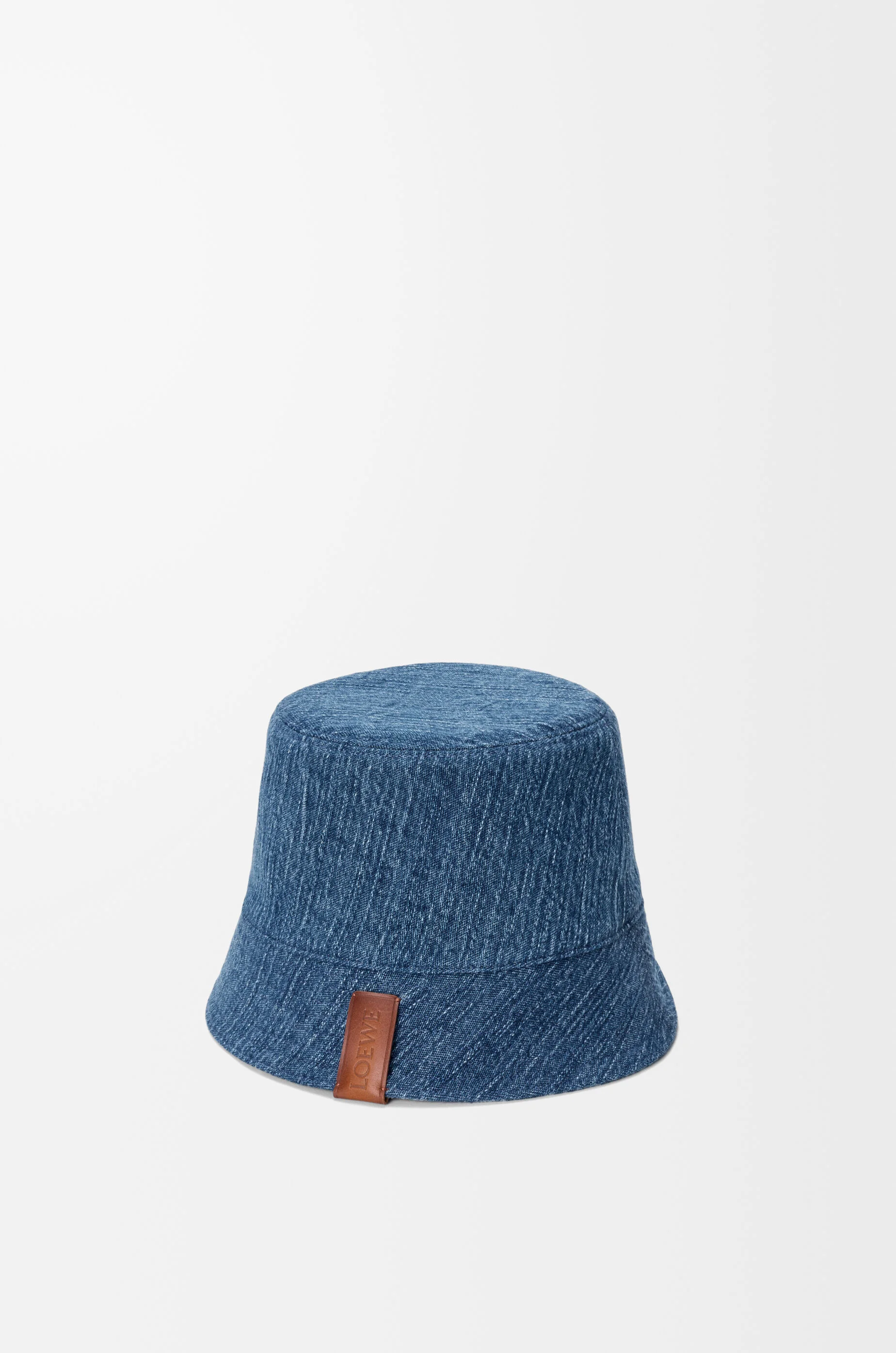 Reversible bucket hat in denim - 1