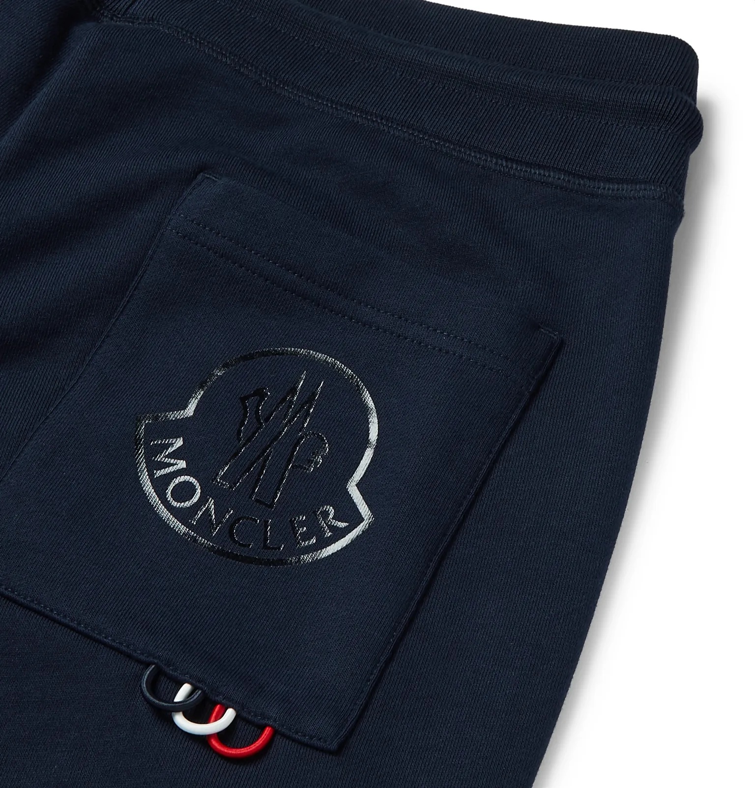 Tapered Logo-Print Loopback Cotton-Jersey Sweatpants - 5