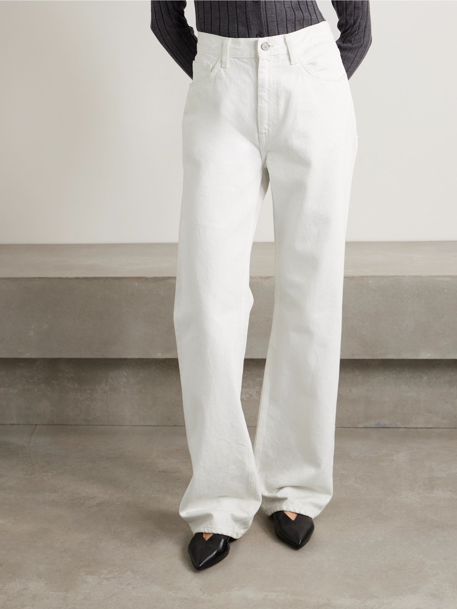 Mitchell high-rise jeans Cream - 3